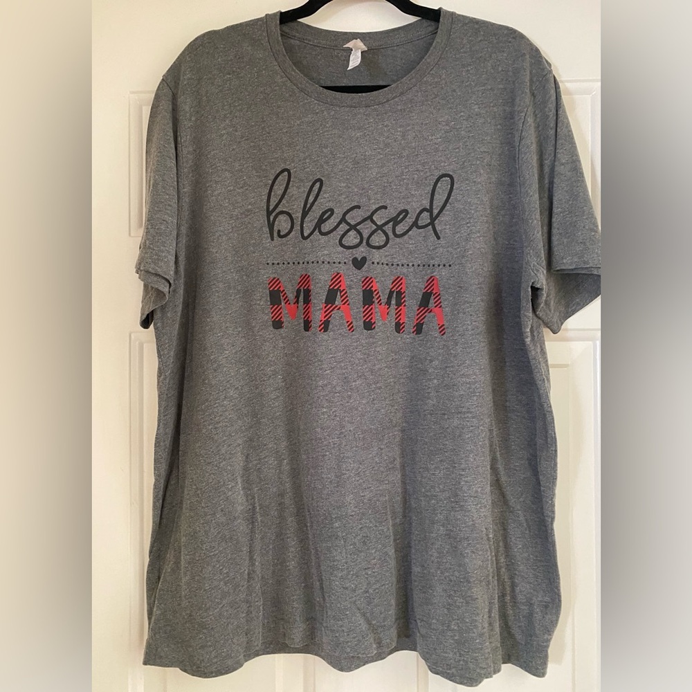 Bella Canvas Blessed Mama Tee Size 2XL